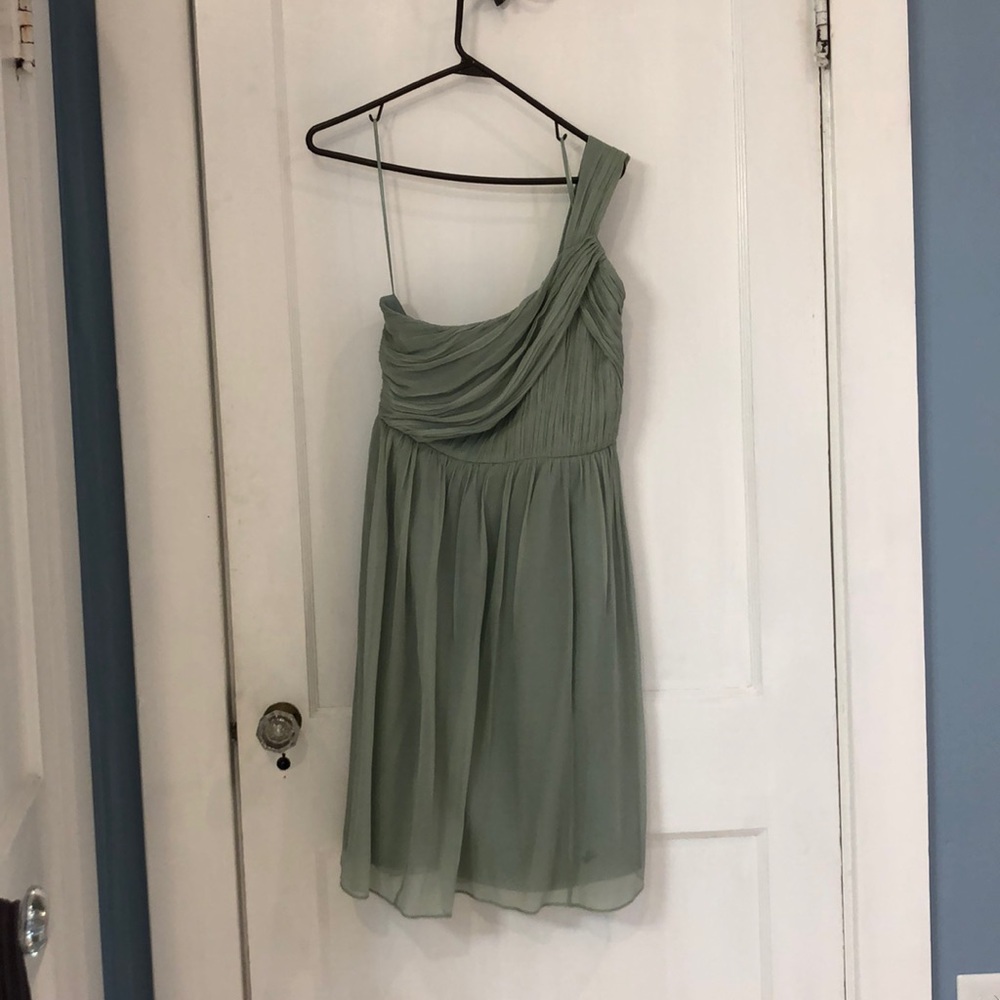 Jcrew silk chiffon bridesmaid dress